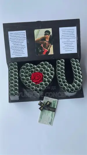 3d Money I Love You Box