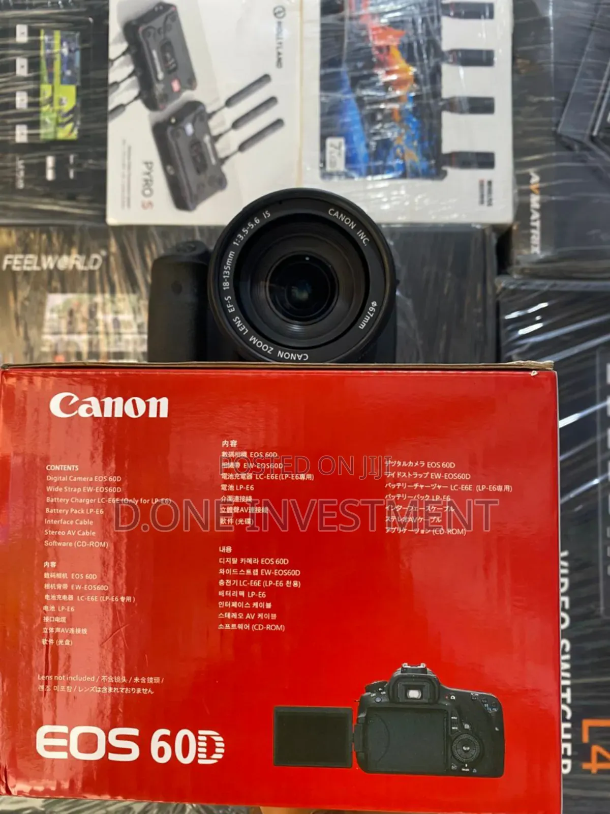 Canon Eos 60d Camera With Ef-18-135mm Lens