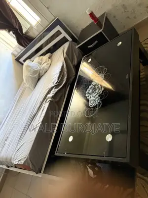 Clean Bed Frame and 4 by 6 Foam
