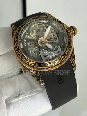Automatic Quality Luxury Corum Rubber Wristwatch