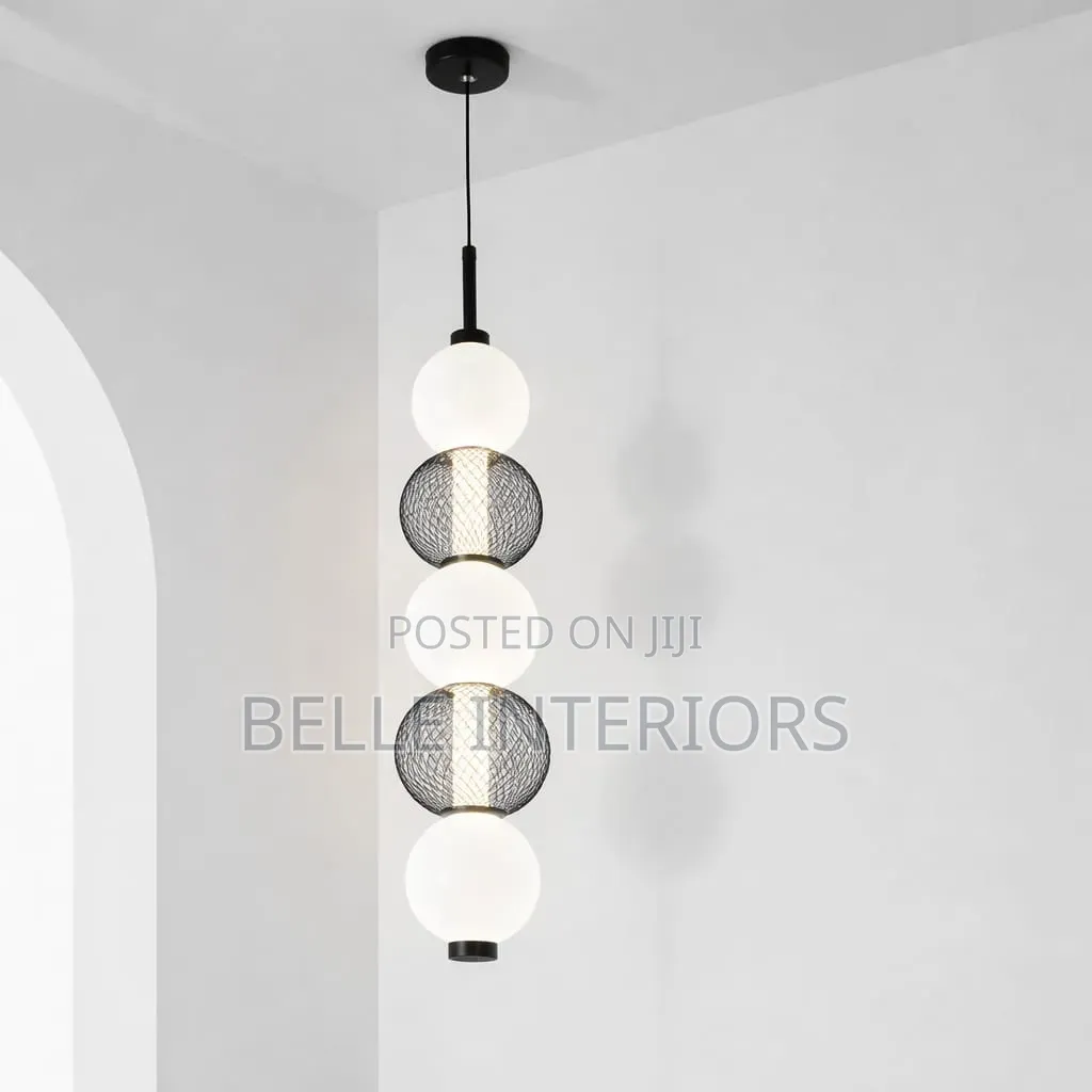 Modern Black Grid Restaurant Pendand Light Designer Coflee