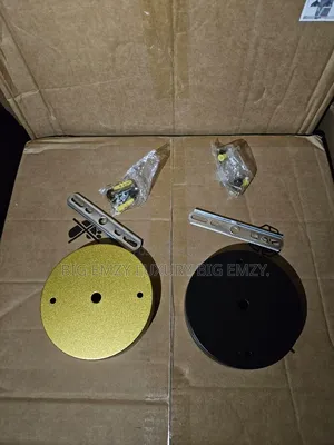 Black and Gold Base for Single Dropping Pendants .