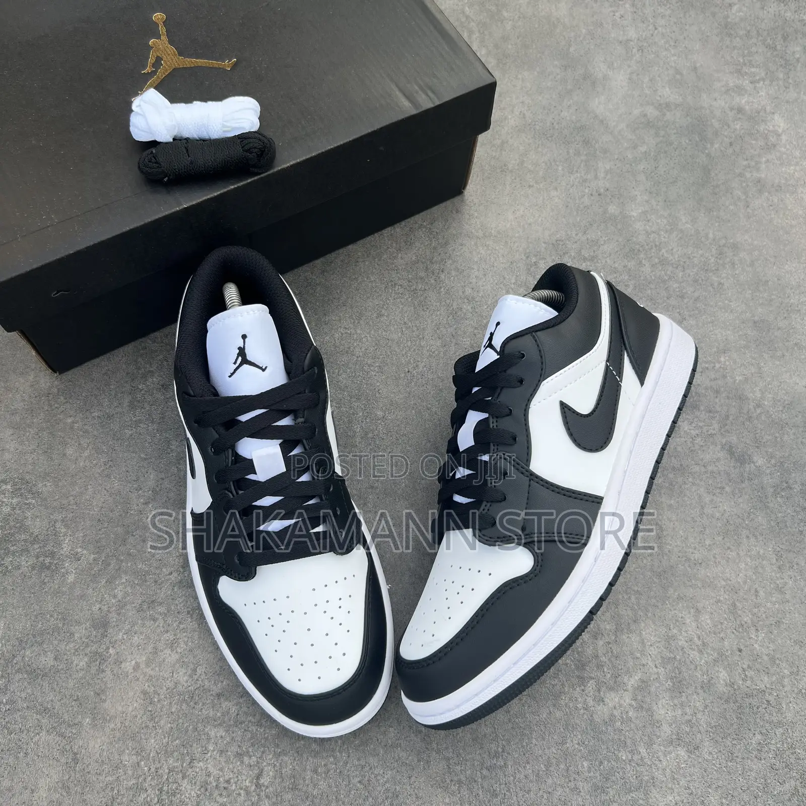 Original Black and White Jordan 1 Low