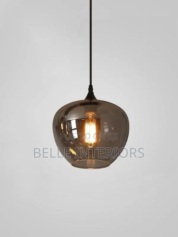 Designer. Creative Gray Glass Led Pendant