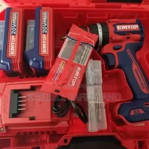 Emtop 20v Brushless Cordless Drill Set