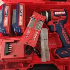 Emtop 20v Brushless Cordless Drill Set