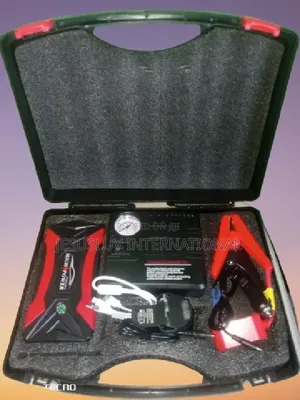 12v Car Battery Jump Starter Power With Cordless Air Tyre Pump 4 Usb