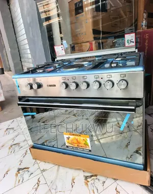 Original Bosch 60x90cm Stainless Steel 4+2 Gas Electric Cooker Etc.