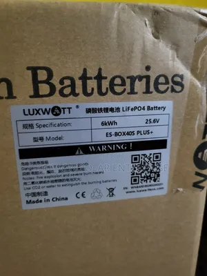6kwh 24v Luxwatt Lithium Ion Battery