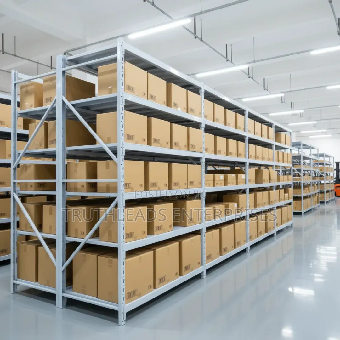 All White Imported Storage Rack