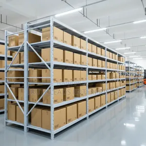 All White Imported Storage Rack