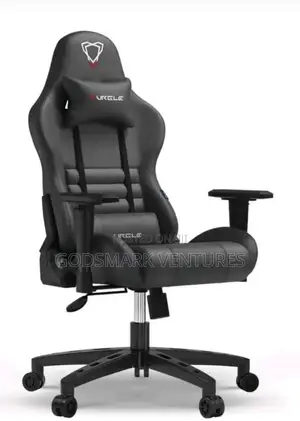 Adjustable Gaming Chair With Headrest And Footrest.