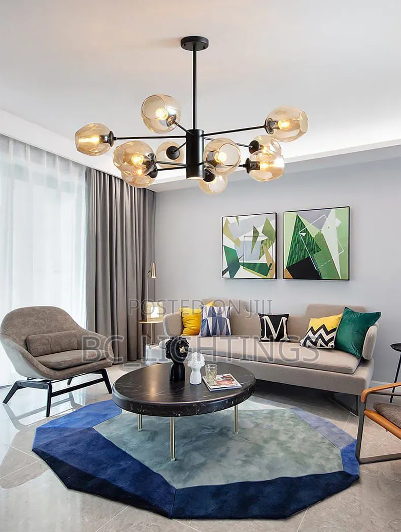 Creative Restaurant Lights Simple Bedroom Molecular Lights