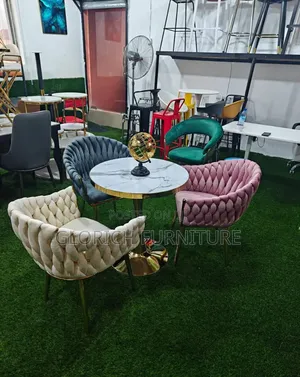 Luxury 4 Piece Diamond Tufted Velvet Lounge Set