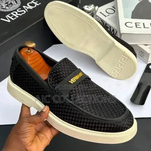Best Luxury Versace Shoes Available in Both Black and White