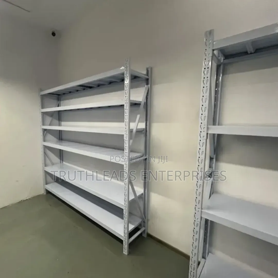Full White Strong Stash Shelving Unit