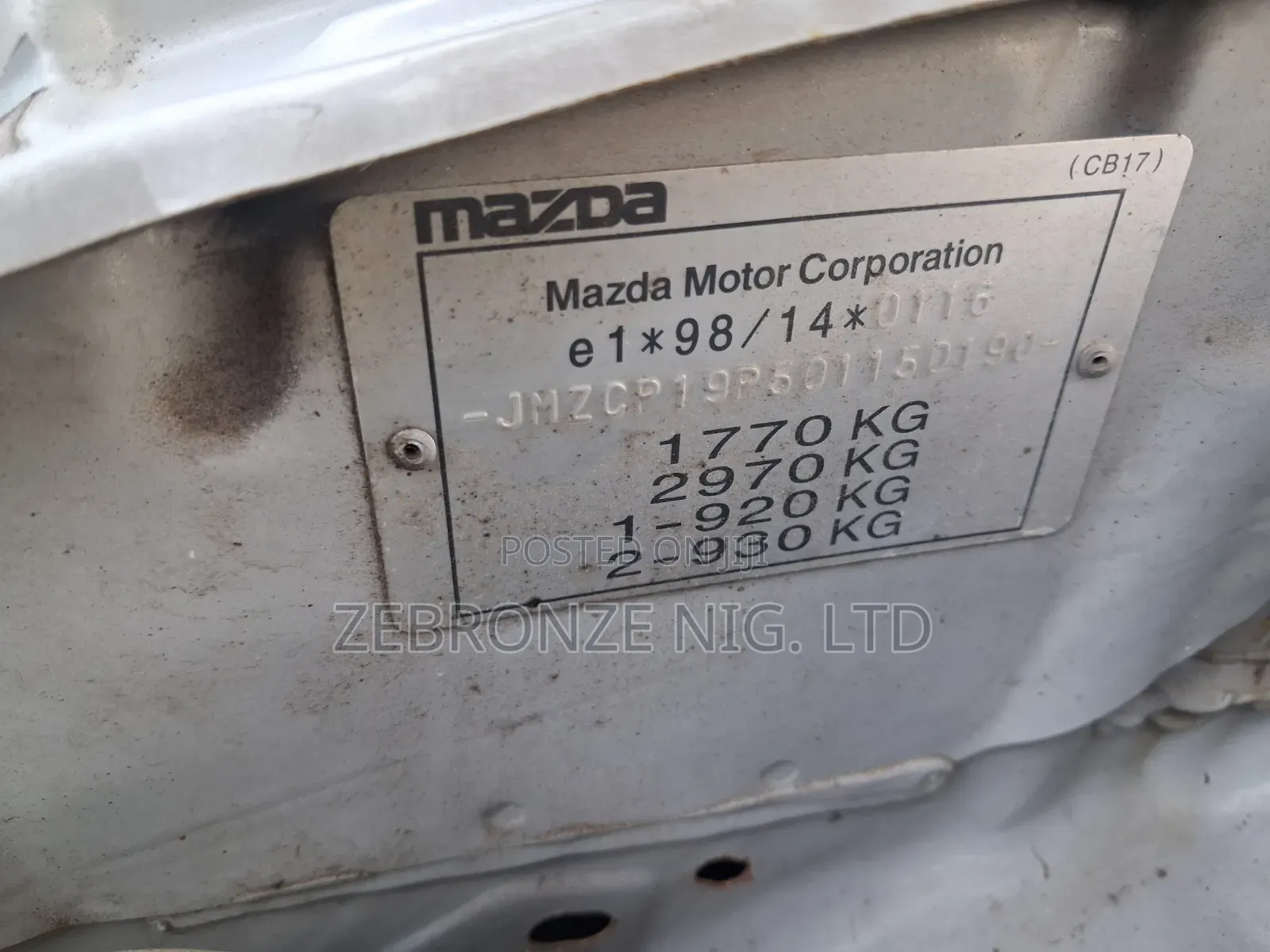 Mazda Premacy 1998 Silver
