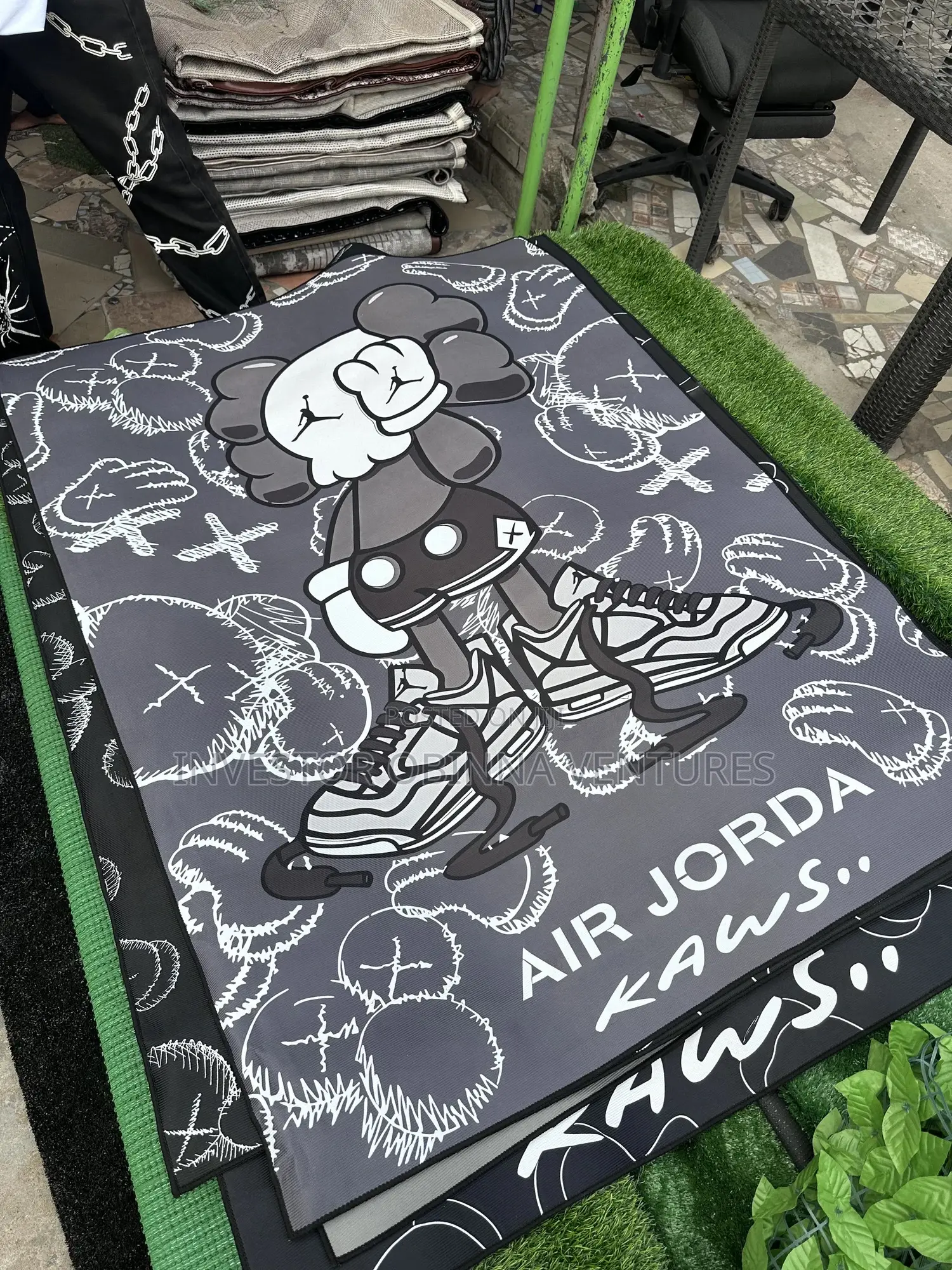 3d Center Rug- 4by6ft, 5by7ft