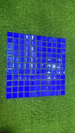 Deep Blue Glass Mosaic (1x1)