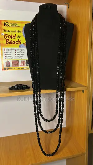 All Black Cristal Beads for Men