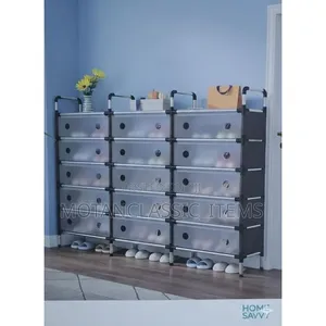 Layers in 3 Phase Shoe Rack With Cover (Big)
