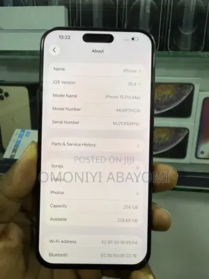 Apple iPhone 15 Pro Max 256 GB Black