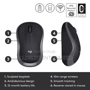 Wireless Mouse M186 And Mouse Pad