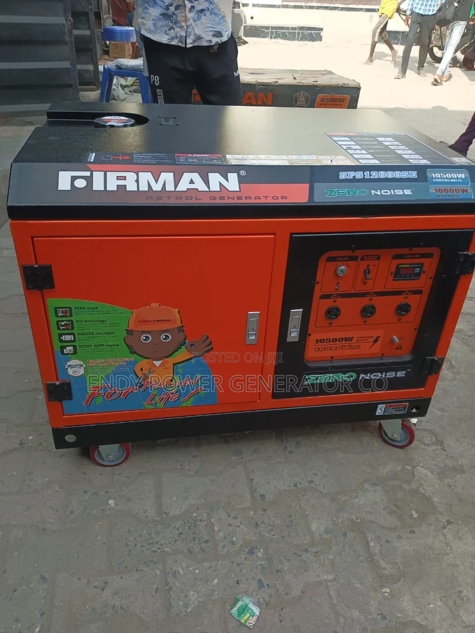 12000se Zero Noise Fireman Soundproof Generator