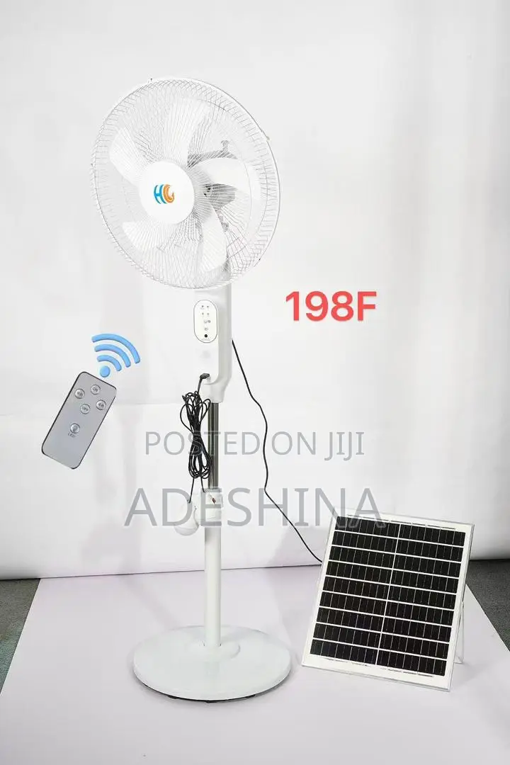 Solar Rechargeable Fan