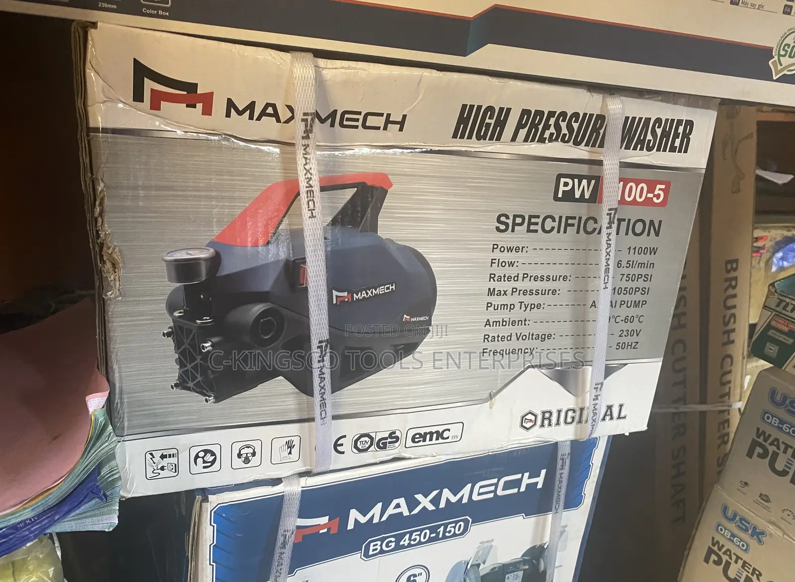 Maxmech Pw100-5 High Pressure Washer