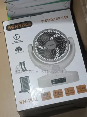 Solar Rechargable Fan