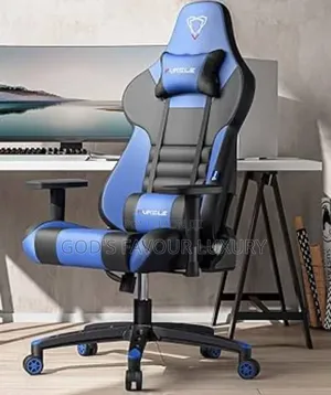 Quality High Back Ergonomic Gaming Chair [Black+Blue]