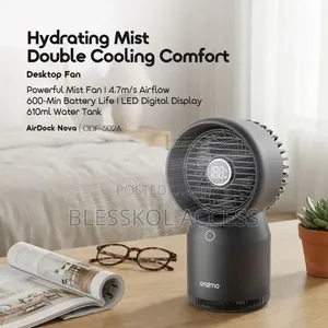 Oraimo Airdock Nova Hydrating Cooling Desktop Fan