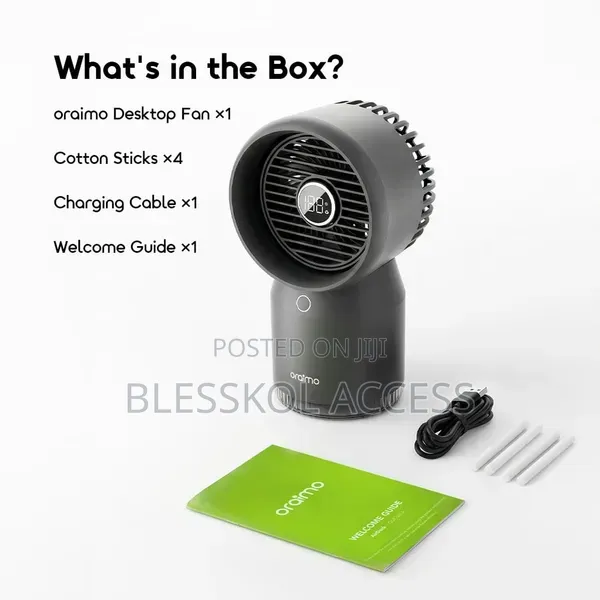 Oraimo Airdock Nova Hydrating Cooling Desktop Fan