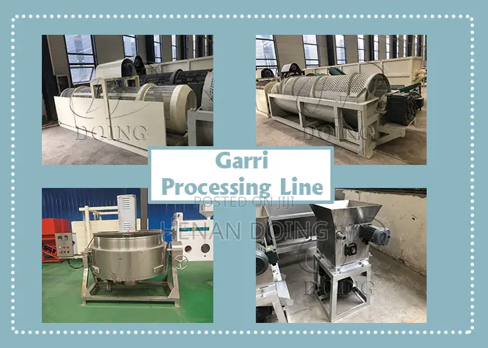 1tpd Garri Production Line Automatic Gary Processing Machine