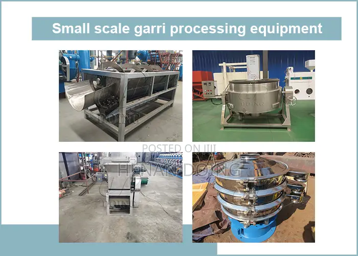 1tpd Garri Production Line Automatic Gary Processing Machine