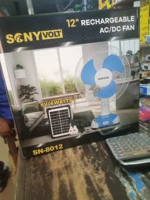 Solar Rechargable Fan