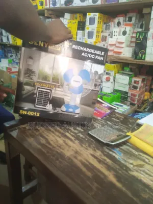 Solar Rechargable Fan