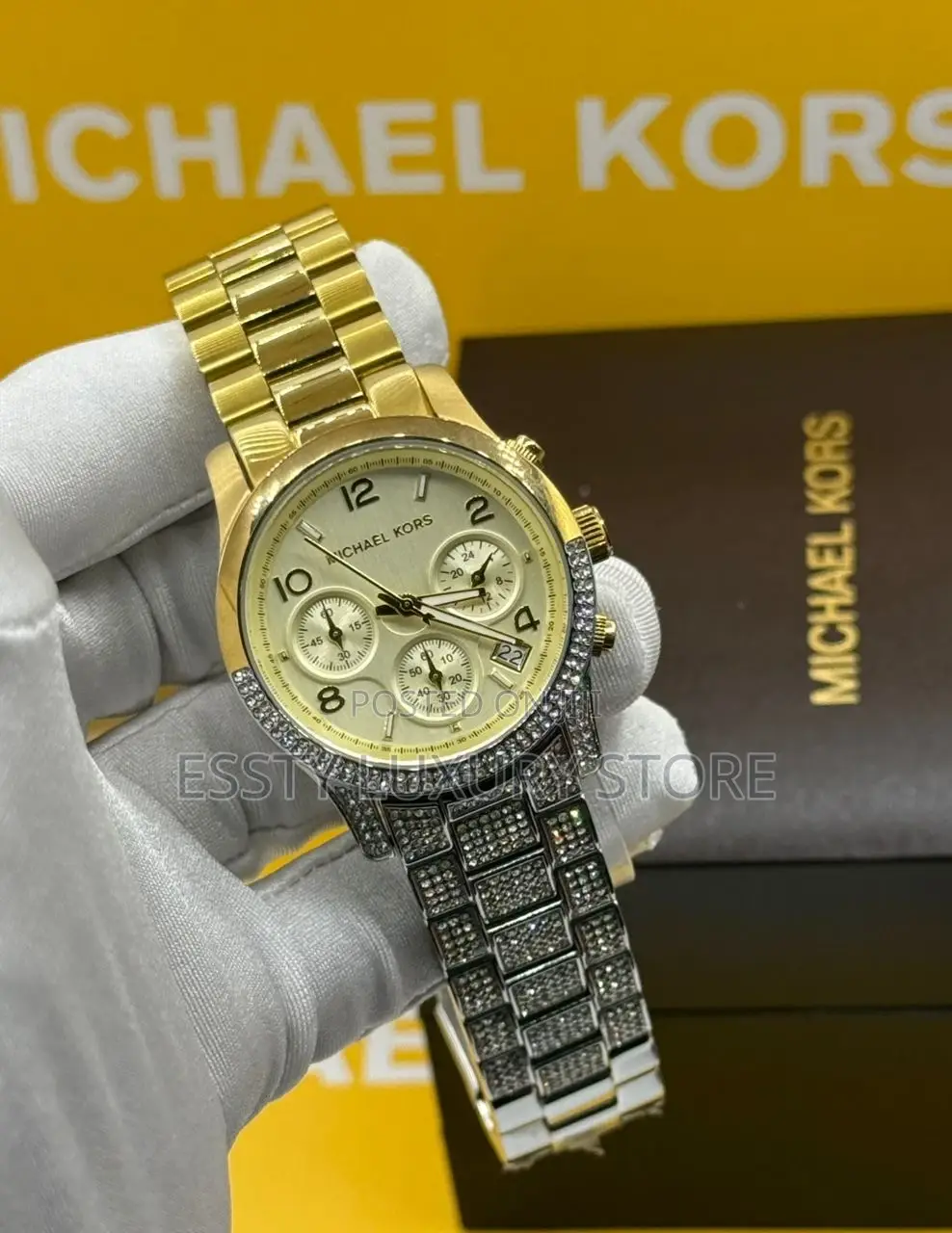 Automatic Engine Luxury Michael Kora Chain Wristwatches