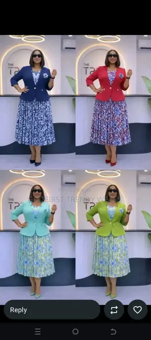 Unique Design Dress and Jacket