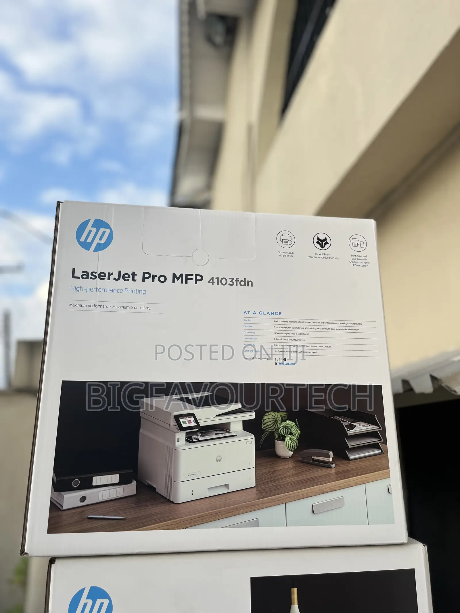 Hp Laserjet Pro MFP 4103fdn Printer (2z628a)