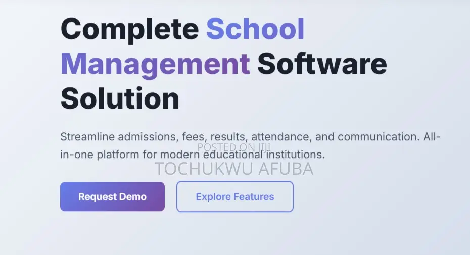School Management System Software