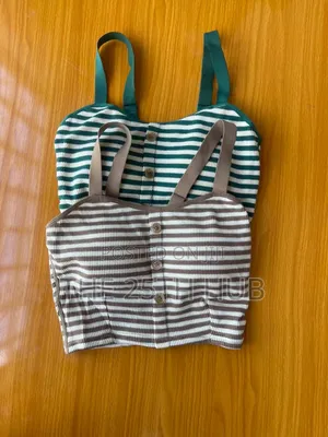 Cotton Button Bralette