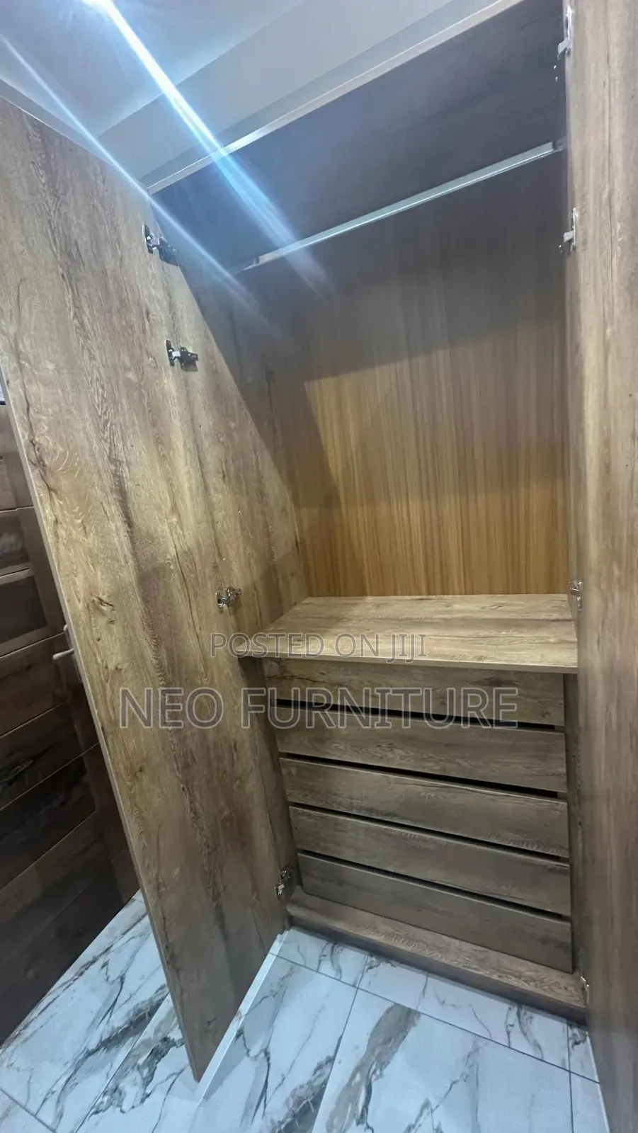 L Shape Wardrobe