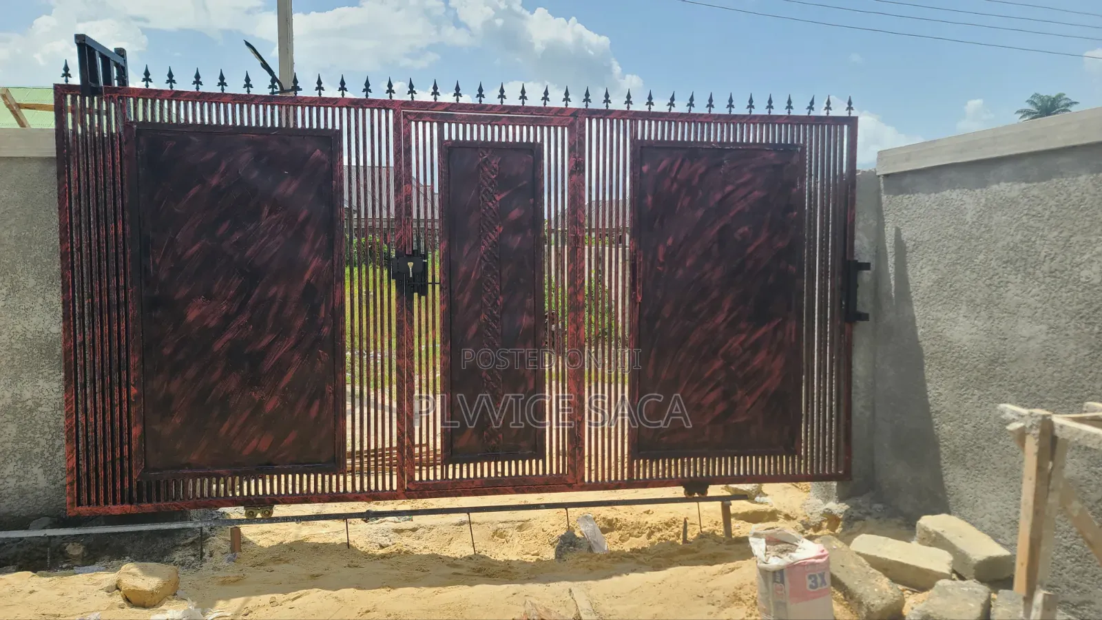 Wrought-Iron See Through Gate