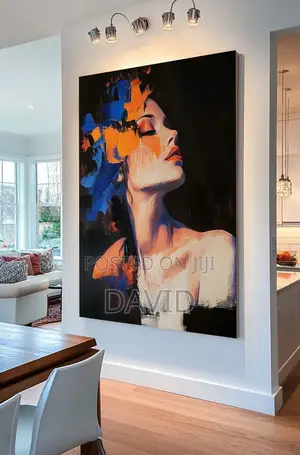 Modern Canvas Art 30/40 Stretch+Black
