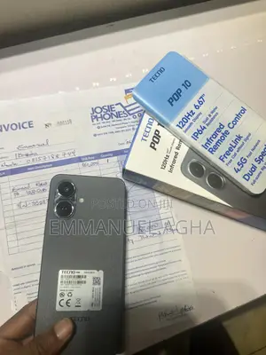 New Tecno Pop 10 128 GB Black