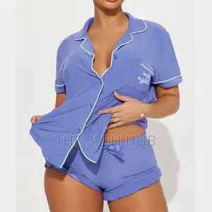 Luxury Soft Button Pyjamas Set for Women