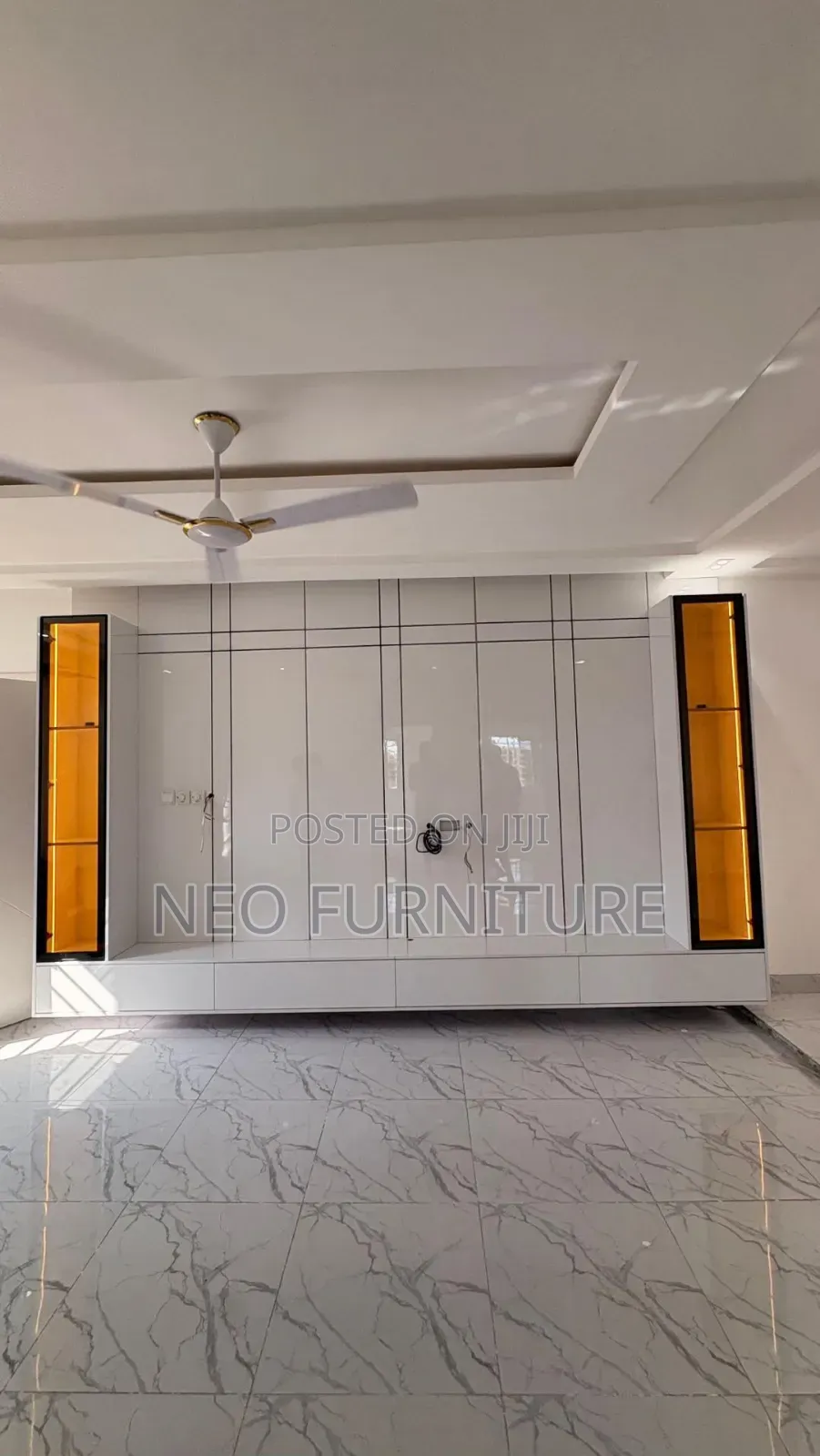 Tv Console With Shelves