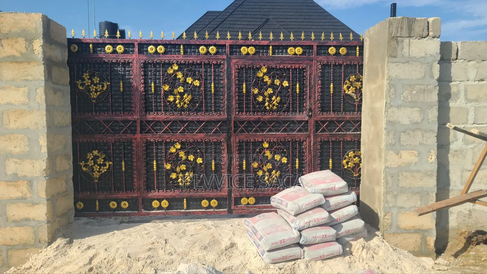 Wrought-Iron 5 Star Gate